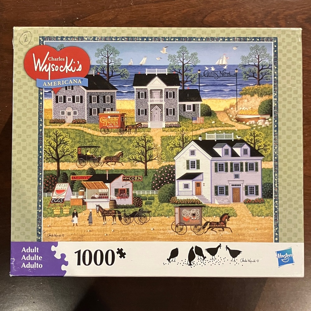 🧩Complete🧩 Charles Wysocki “Gulls Nest” 1000 piece puzzle